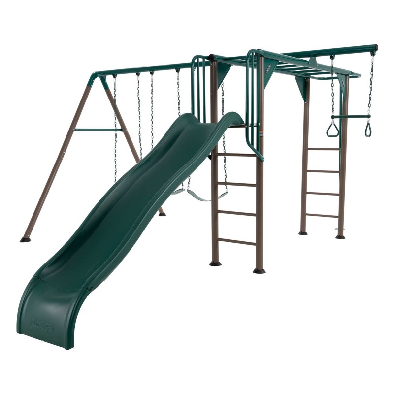 Lifetime Monkey Bar Adventure Swing Set In Earthtone (91028)
