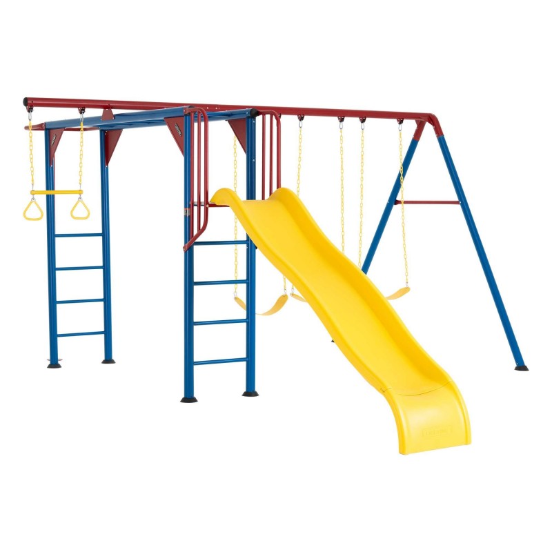Lifetime Monkey Bar Adventure Swing Set In Primary Colors (91022)