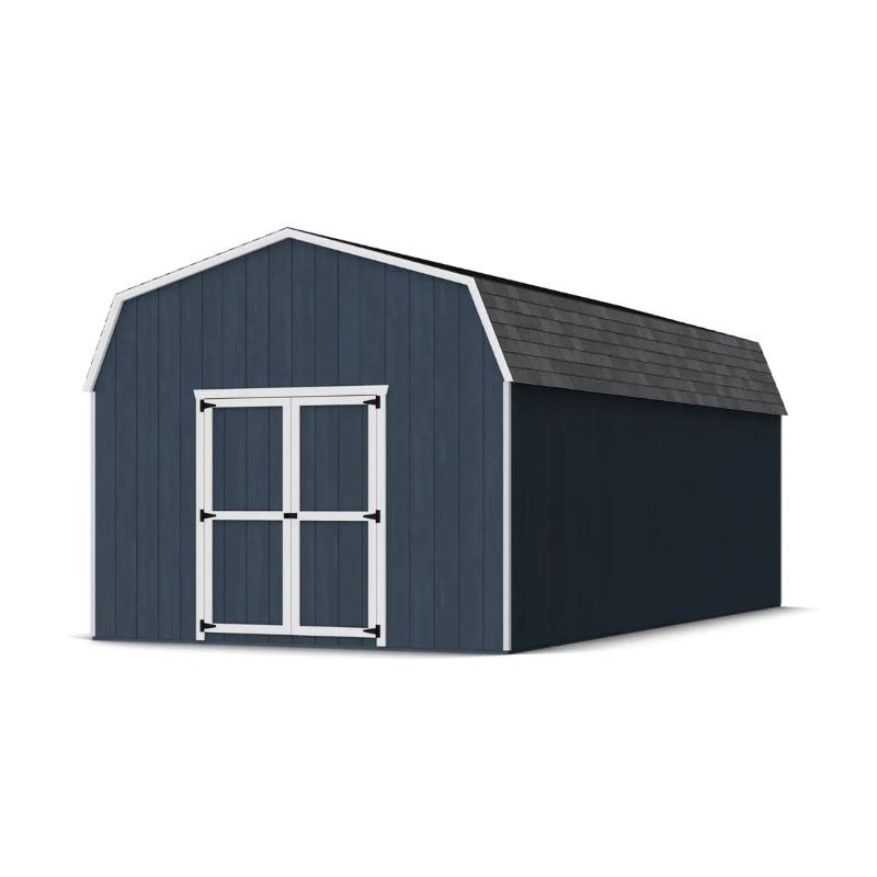 Little Cottage Co. 12x24 Value Gambrel Barn Shed Kit W/ 6' Sidewalls (12x24 VGB-6-PC)