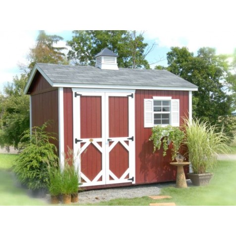 Little Cottage Co. Classic Workshop 8x8 Wood Shed Kit (8x8-CWWS-WPC)