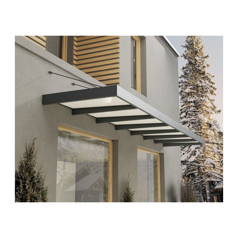 Palram - Canopia Sophia XL 7000 22' X 5' Awning - Gray/Mist (HG9537)