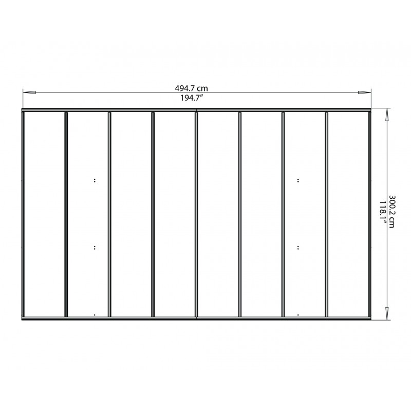 Palram – Canopia 10x16 Arizona Wave Aluminum Carport Kit (HG9105) - Image 7