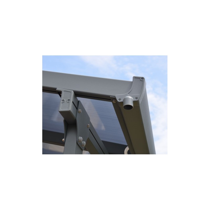 Palram – Canopia 10x38 Feria Steel Patio Cover Kit - Gray (HG9438) - Image 6