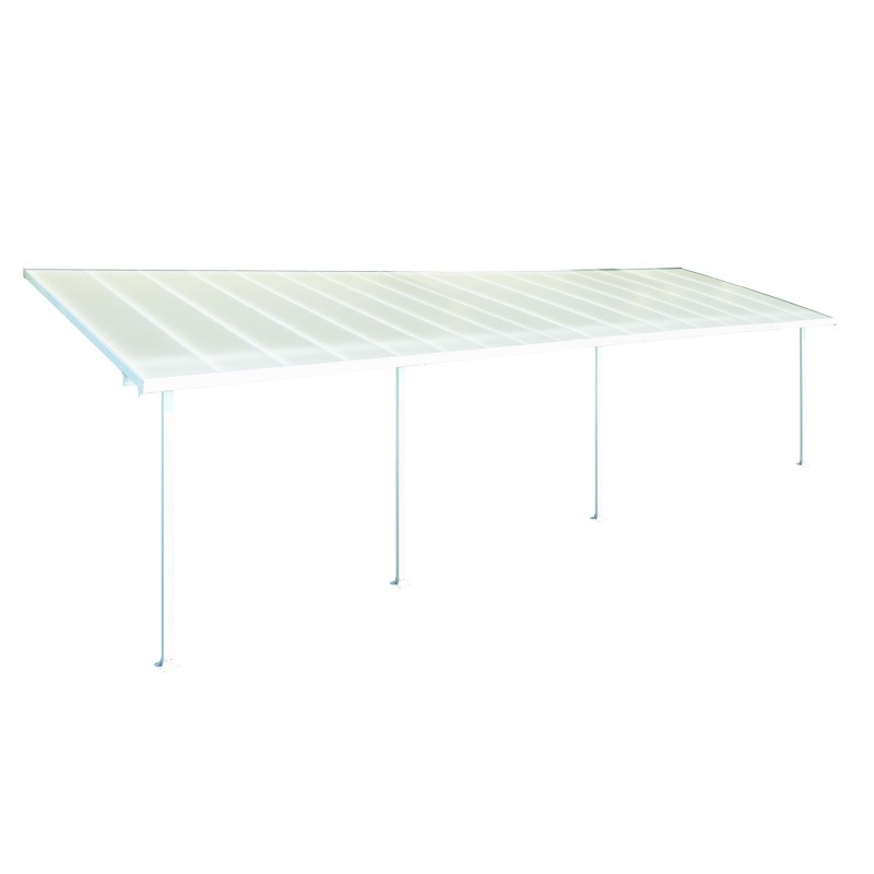 Palram – Canopia 10x60 Feria Steel Patio Cover Kit - White (HG9360)