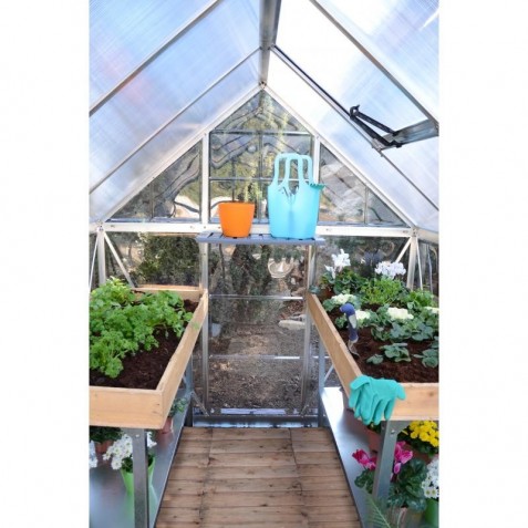 Palram – Canopia 6x10 Hybrid Greenhouse Kit - Silver (HG5510) - Image 5