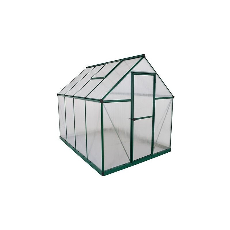 Palram – Canopia 6x8 Mythos Hobby Greenhouse Kit - Green (HG5008G-1B)