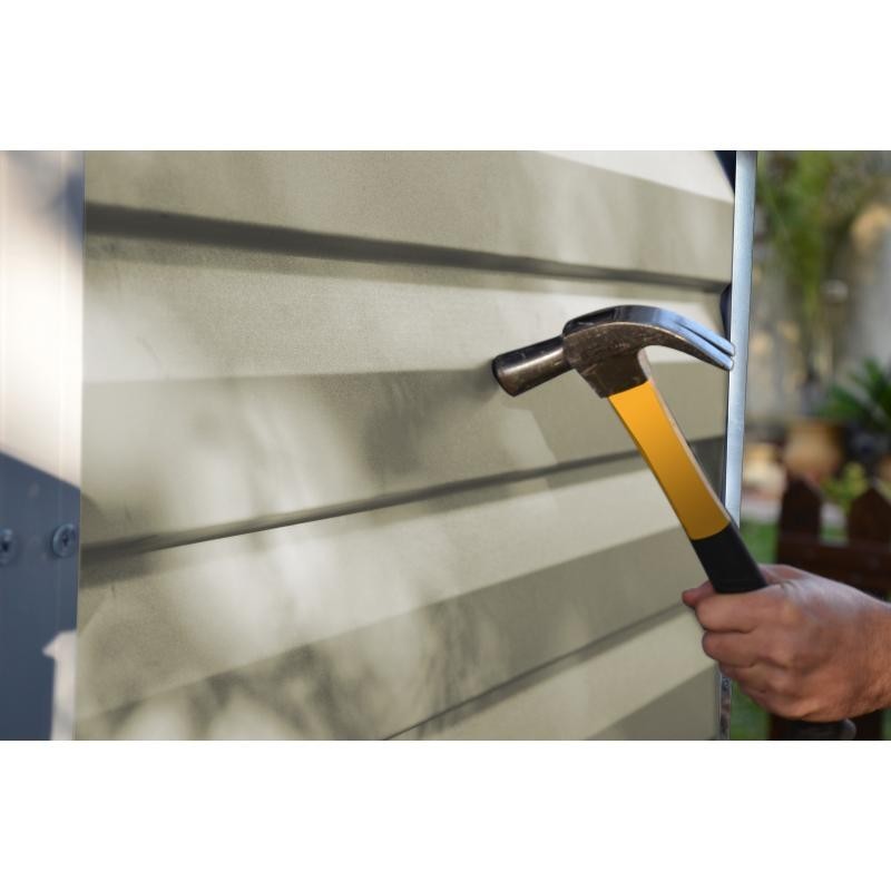 Palram – Canopia 6x8 Skylight Storage Shed Kit - Tan (HG9608T) - Image 6