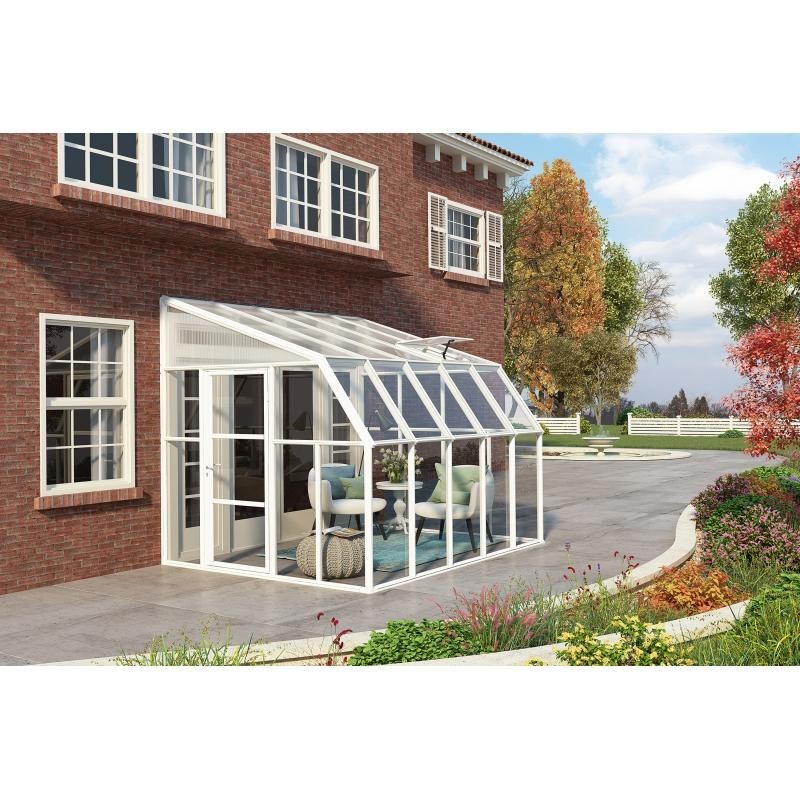 Palram – Canopia 8x10 Sun Room 2 Greenhouse Kit - White (HG7610)