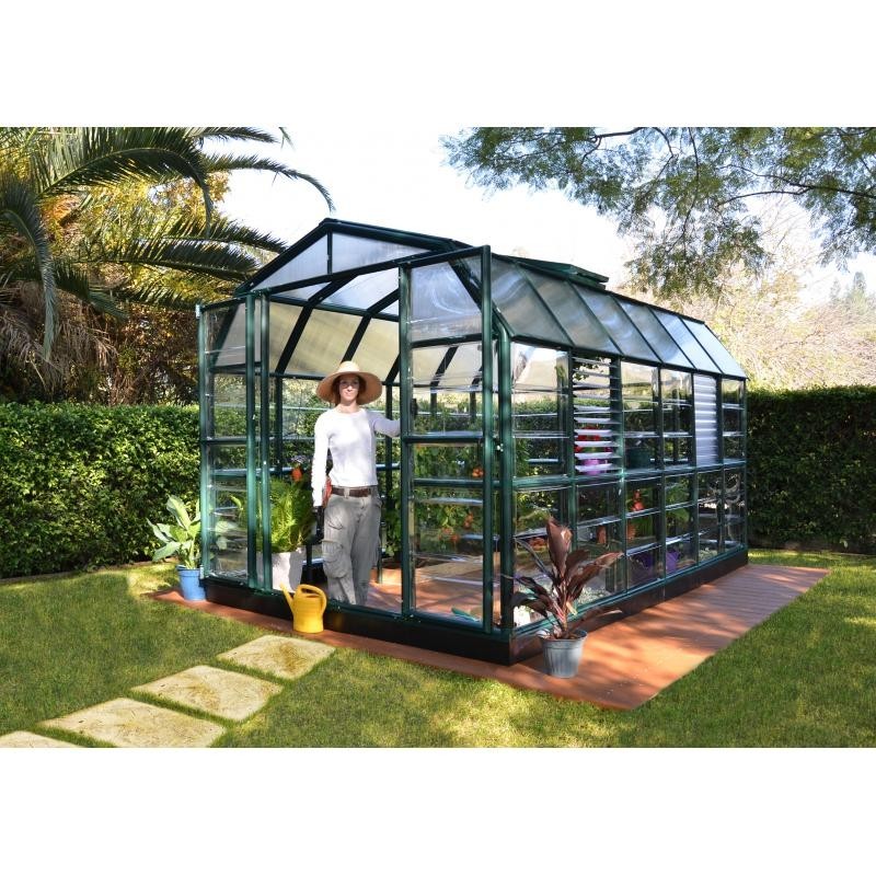 Palram – Canopia 8x12 Prestige 2 Greenhouse Kit - Clear (HG7312C)