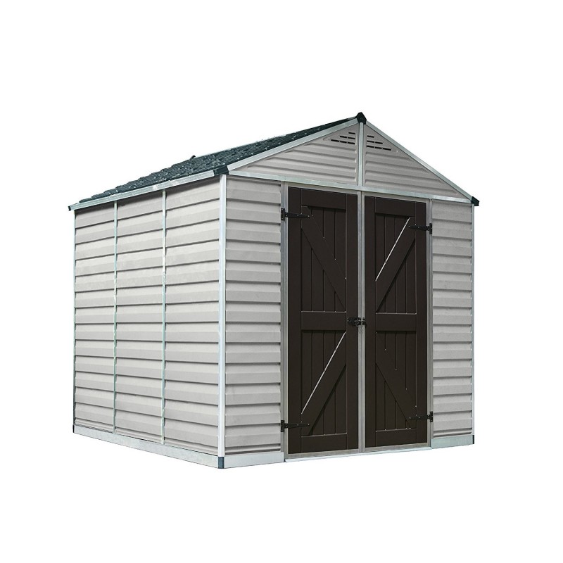 Palram – Canopia 8x16 Skylight Storage Shed Kit - Tan (HG9816T)