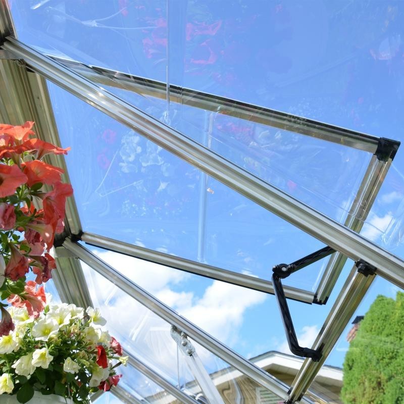 Palram – Canopia 8x16 Snap & Grow Hobby Greenhouse Kit - Silver (HG8016) - Image 5