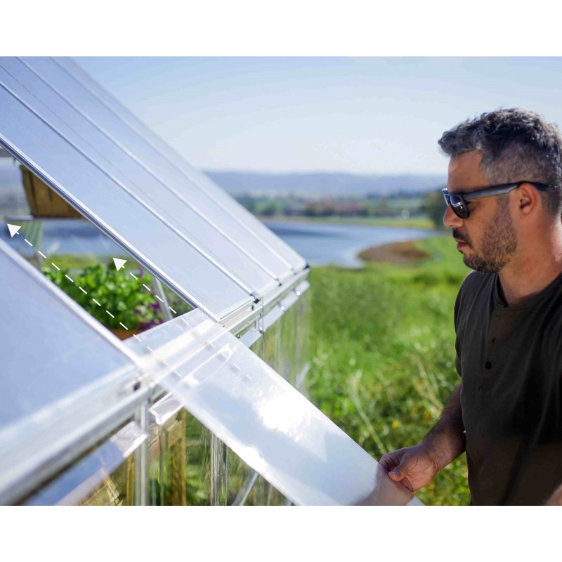 Palram - Canopia Balance 10' X 16' Greenhouse - Silver (HG6216) - Image 5