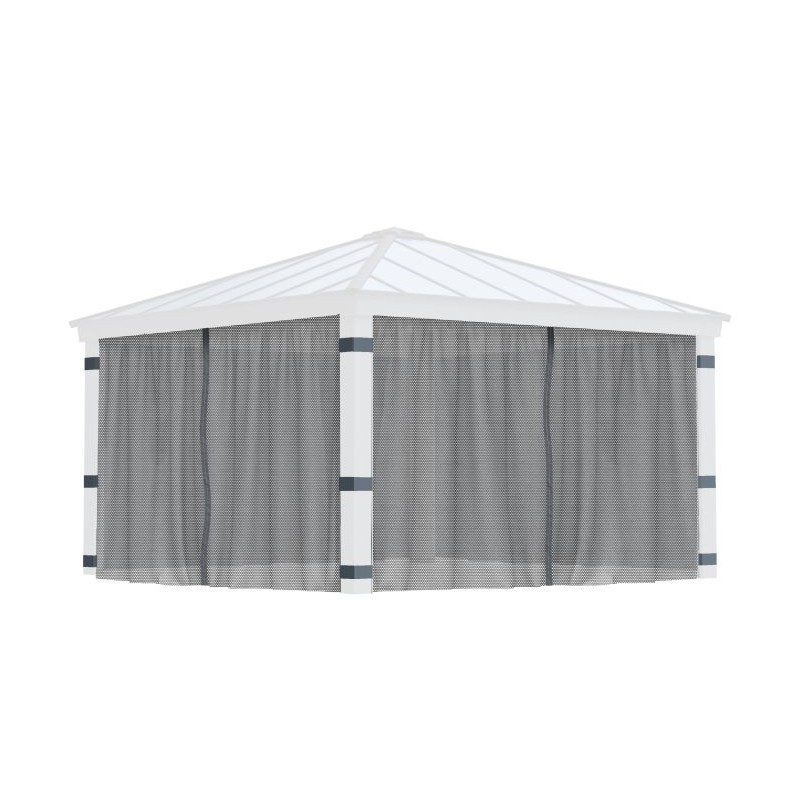Palram - Canopia Dallas 14' X 14' Netting Set - 4 Piece (HG2012)