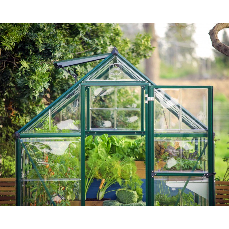 Palram - Canopia Hybrid 6' X 10' Greenhouse - Green (HG5510G) - Image 6