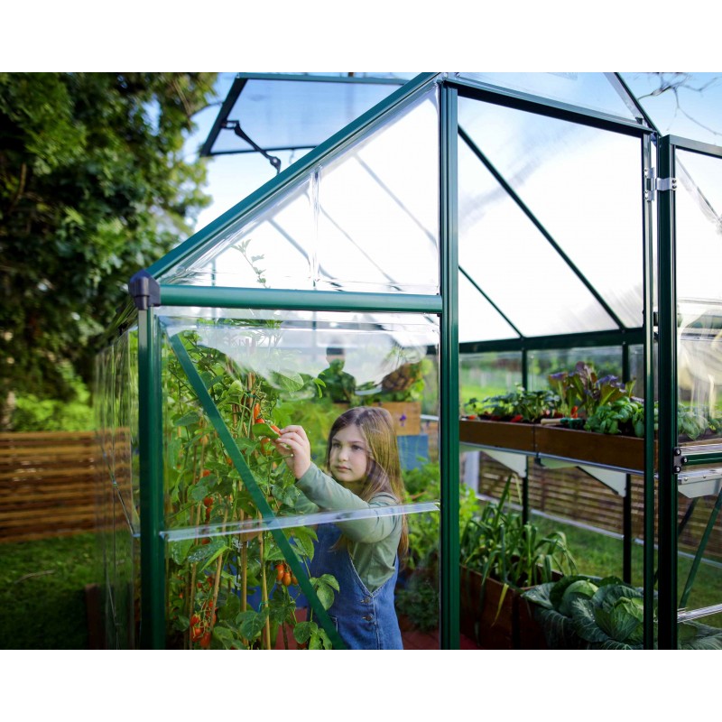 Palram - Canopia Hybrid 6' X 10' Greenhouse - Green (HG5510G) - Image 7