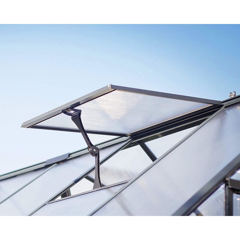 Palram - Canopia Mythos Hobby 6x8 Greenhouse Kit - Gray (HG5008Y) - Image 4