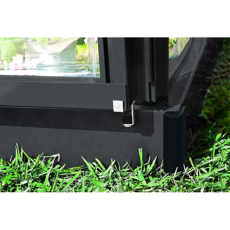 Palram - Canopia Mythos Hobby 6x8 Greenhouse Kit - Gray (HG5008Y) - Image 6