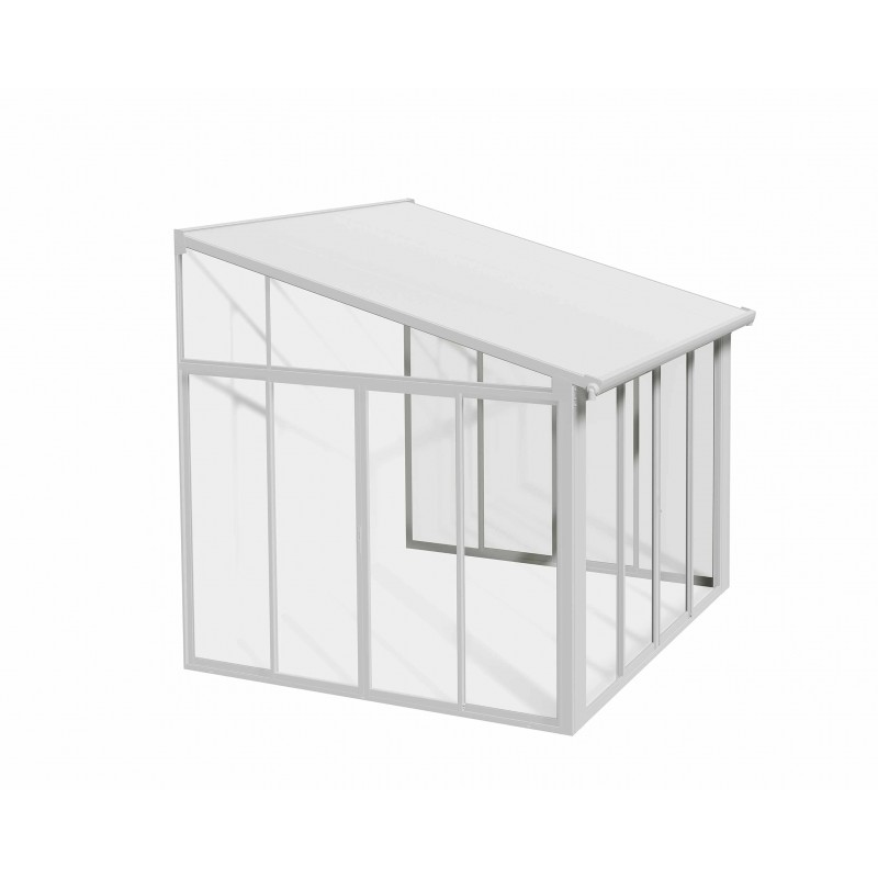Palram - Canopia SanRemo 10' X 10' Patio Enclosure - White (HG9070)