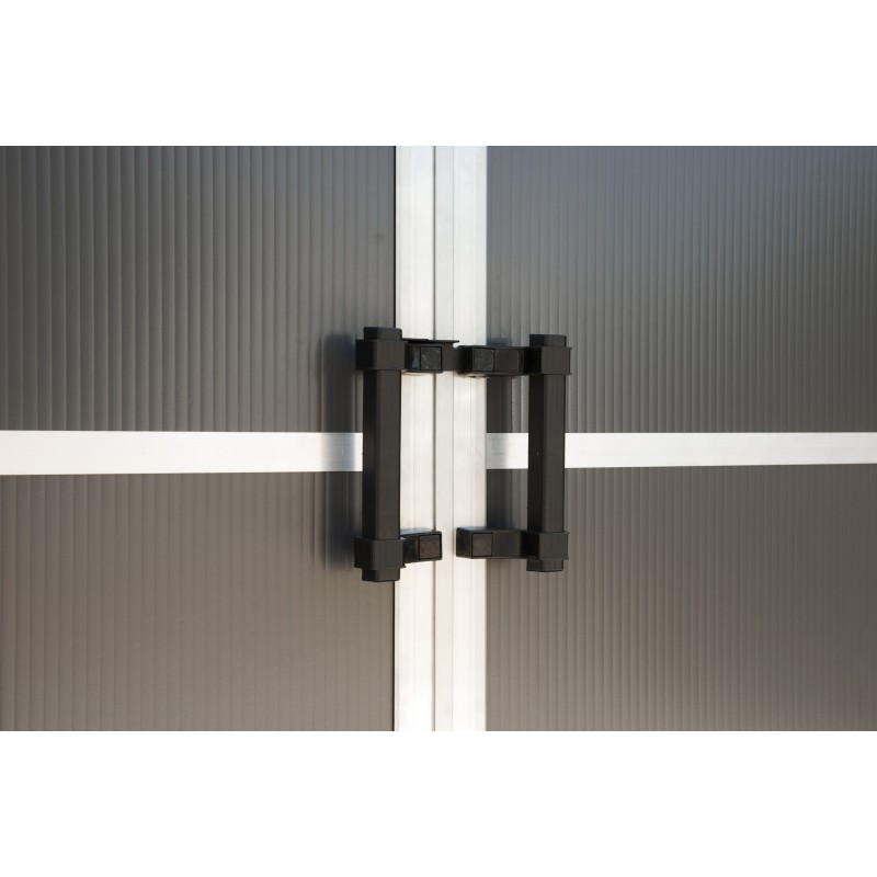 Palram – Canopia Yukon 11x21 Plastic Shed Kit - Gray (HG9921SGY) - Image 5