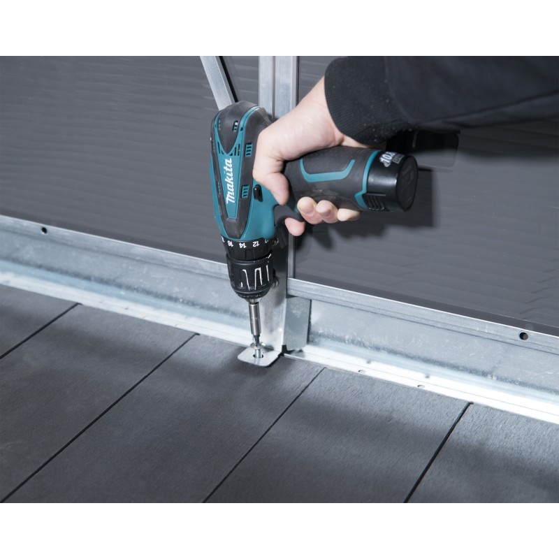 Palram – Canopia Yukon 11x21 Plastic Shed Kit - Gray (HG9921SGY) - Image 7