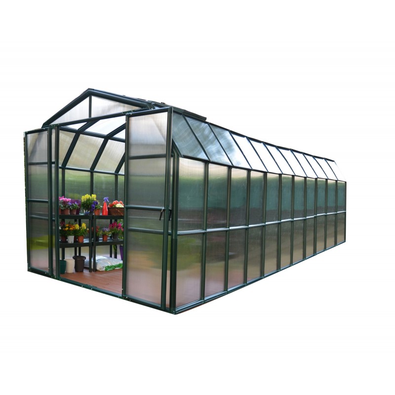 Palram – Canopia 8x20 Grand Gardener 2 Greenhouse Kit - Twin Wall (HG7220)