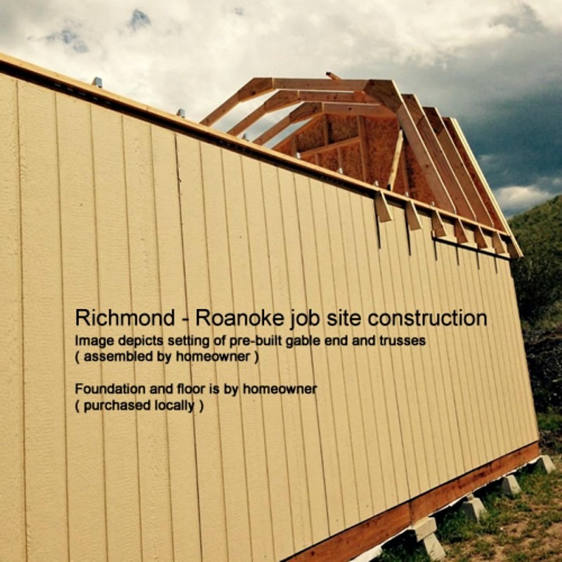 Best Barns Roanoke 16x24 Wood Storage Shed Kit (Roanoke1624) - Image 5