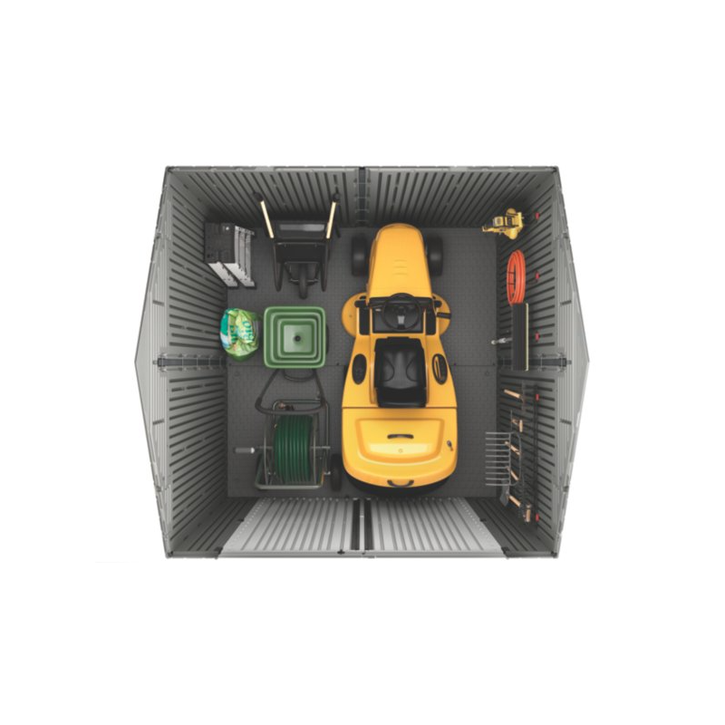 Rubbermaid 10.5FT X 7FT EASY INSTALL SHED - GRAY (2191911) - Image 4