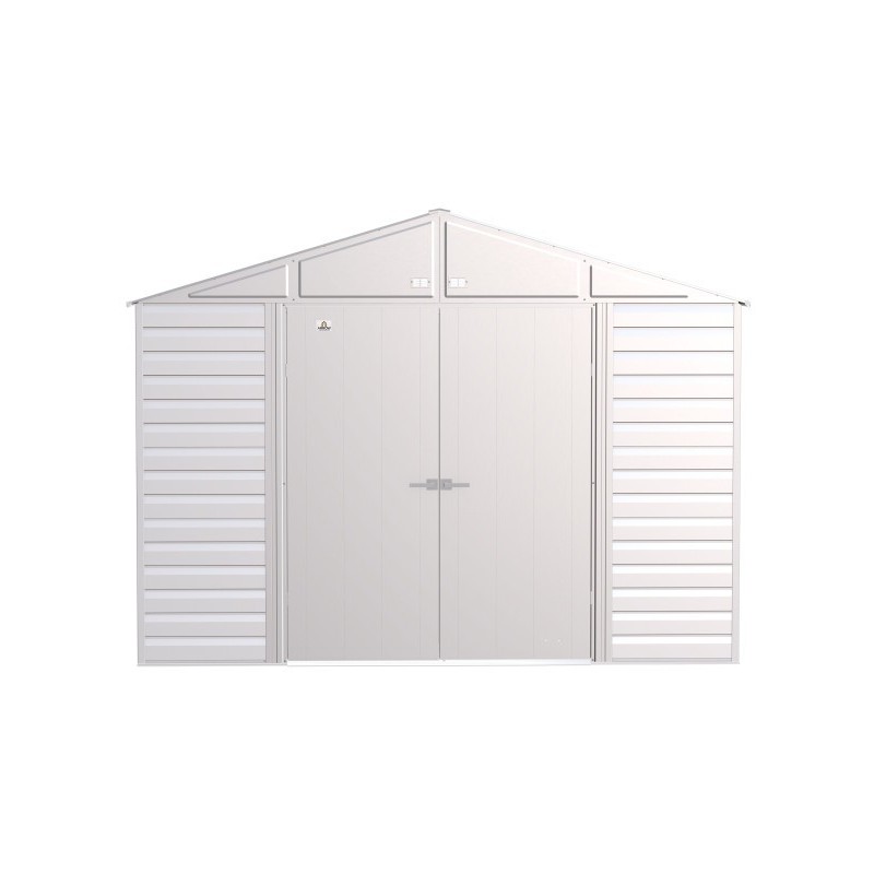 Arrow Select 10x12 Steel Storage Shed Kit - Flute Grey (SCG1012FG) - Image 3