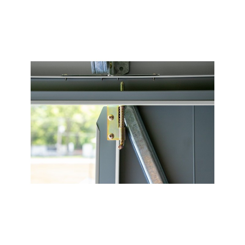 Arrow Select 10x12 Steel Storage Shed Kit - Flute Grey (SCG1012FG) - Image 6