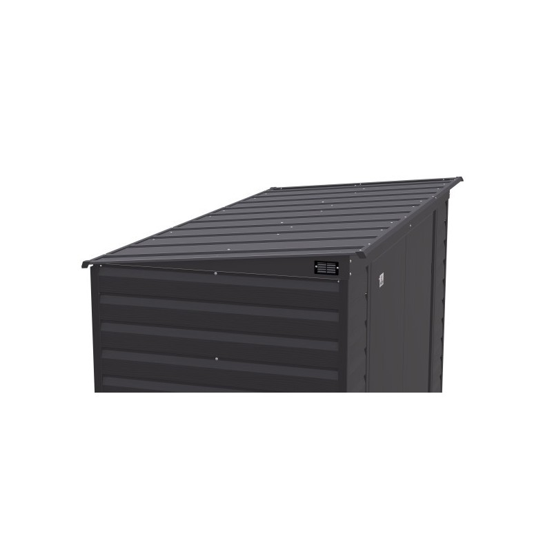 Arrow Select 10x4 Steel Storage Shed Kit - Charcoal (SCP104CC) - Image 5