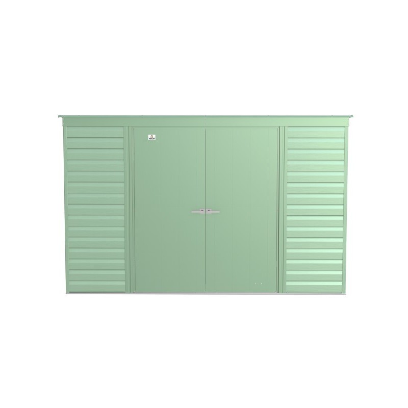 Arrow Select 10x4 Steel Storage Shed Kit - Sage Green (SCP104SG) - Image 3