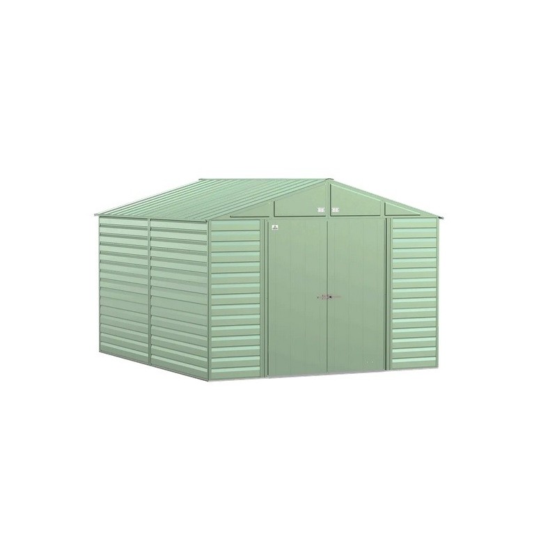 Arrow Select 10x8 Steel Storage Shed Kit - Sage Green (SCG108SG) - Image 3
