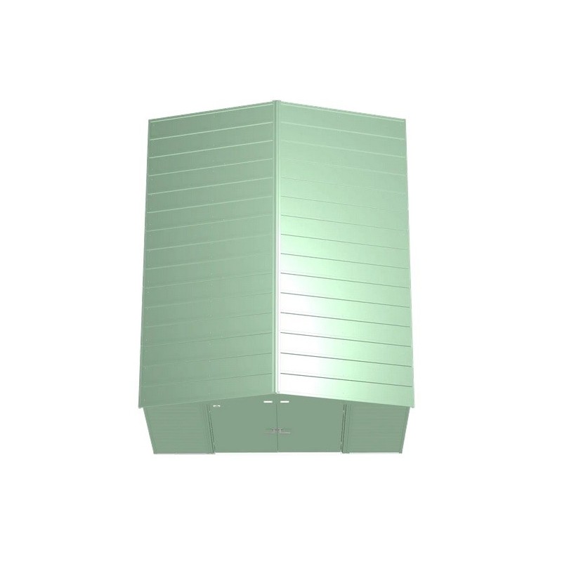 Arrow Select 10x8 Steel Storage Shed Kit - Sage Green (SCG108SG) - Image 5