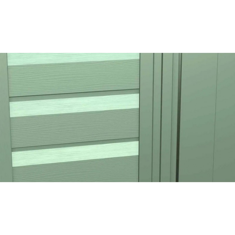 Arrow Select 10x8 Steel Storage Shed Kit - Sage Green (SCG108SG) - Image 6