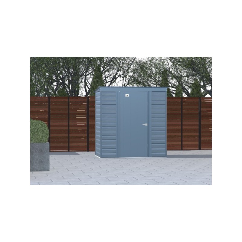 Arrow Select 6x4 Steel Storage Shed Kit - Blue Grey (SCP64BG) - Image 4