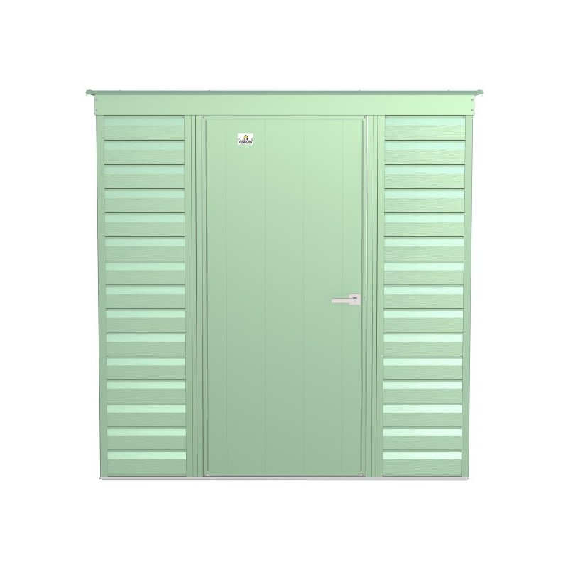 Arrow Select 6x4 Steel Storage Shed Kit - Sage Green (SCP64SG) - Image 3