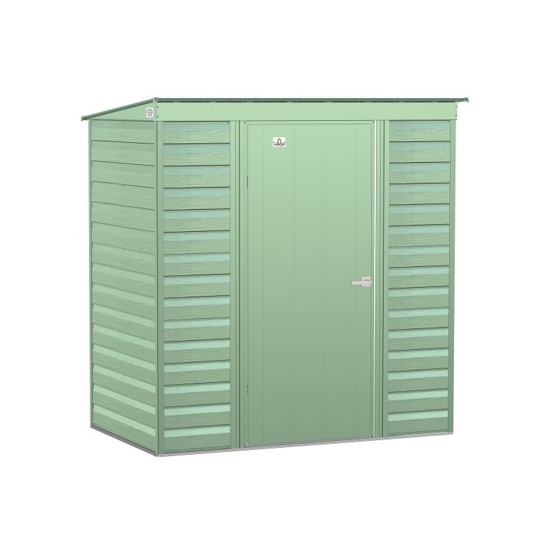 Arrow Select 6x4 Steel Storage Shed Kit - Sage Green (SCP64SG)