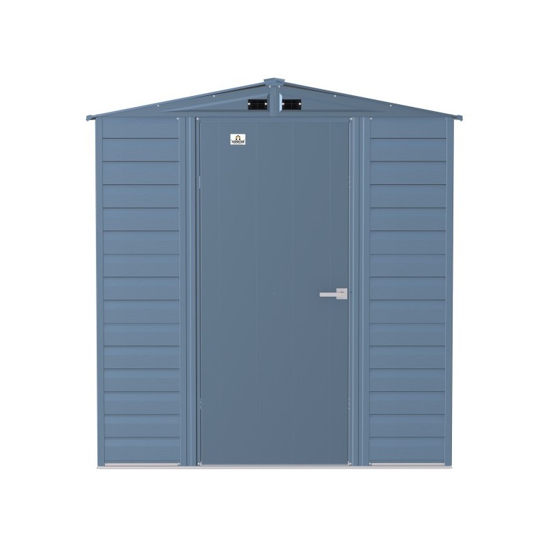 Arrow Select 6x5 Steel Storage Shed Kit - Blue Grey (SCG65BG) - Image 3