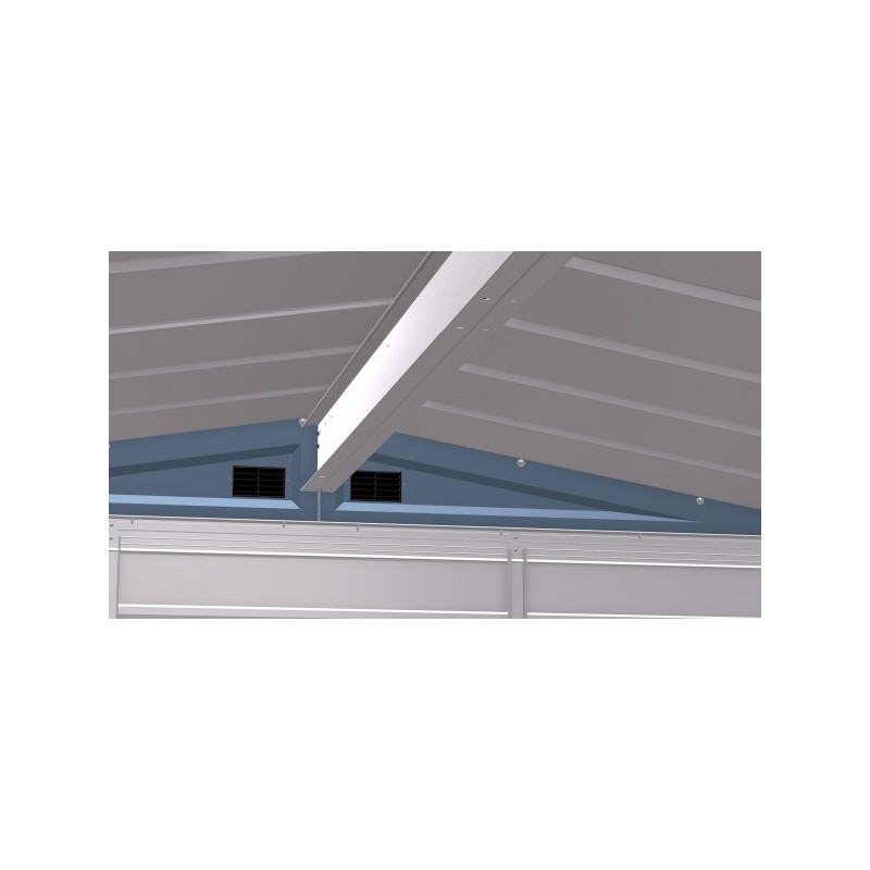 Arrow Select 6x5 Steel Storage Shed Kit - Blue Grey (SCG65BG) - Image 6
