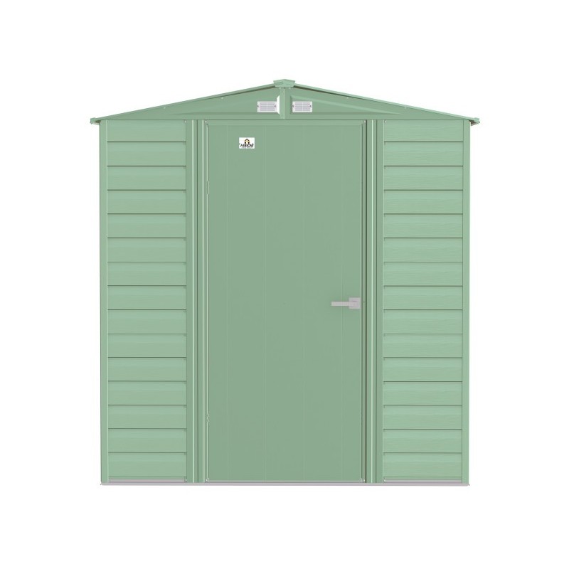 Arrow Select 6x5 Steel Storage Shed Kit - Sage Green (SCG65SG) - Image 3
