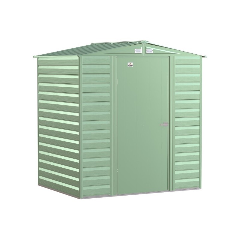 Arrow Select 6x5 Steel Storage Shed Kit - Sage Green (SCG65SG)