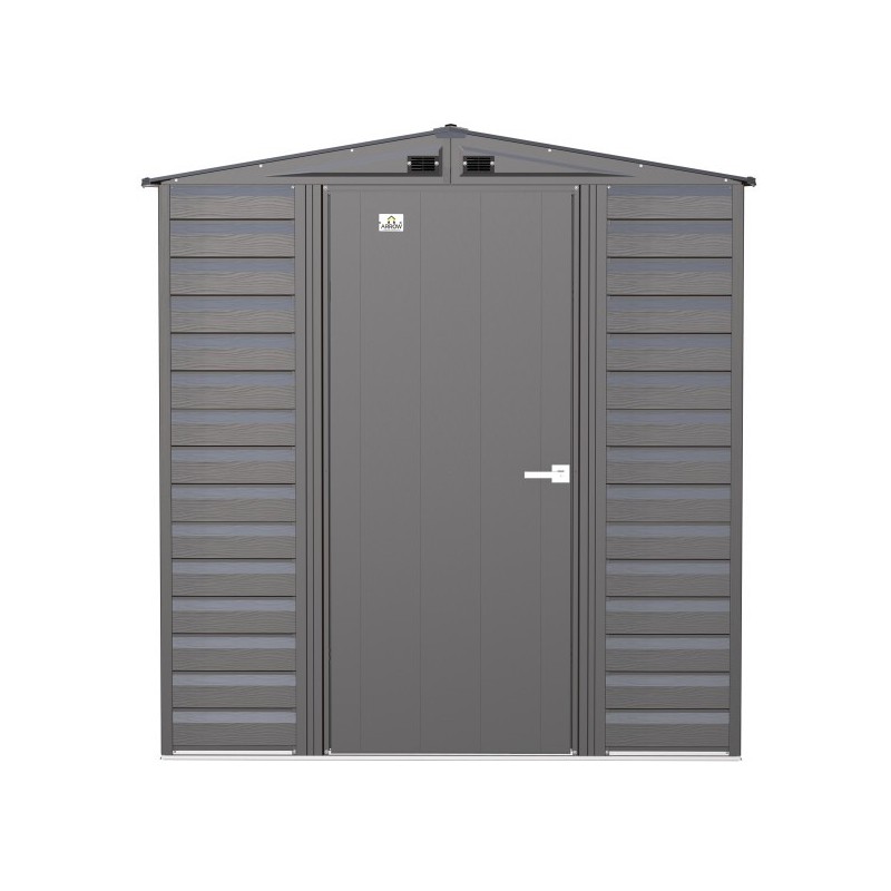 Arrow Select 6x7 Steel Storage Shed Kit - Charcoal (SCG67CC) - Image 3