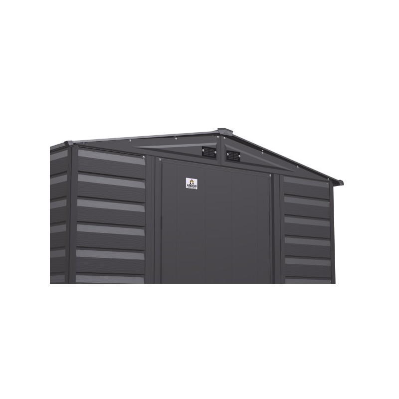 Arrow Select 6x7 Steel Storage Shed Kit - Charcoal (SCG67CC) - Image 5