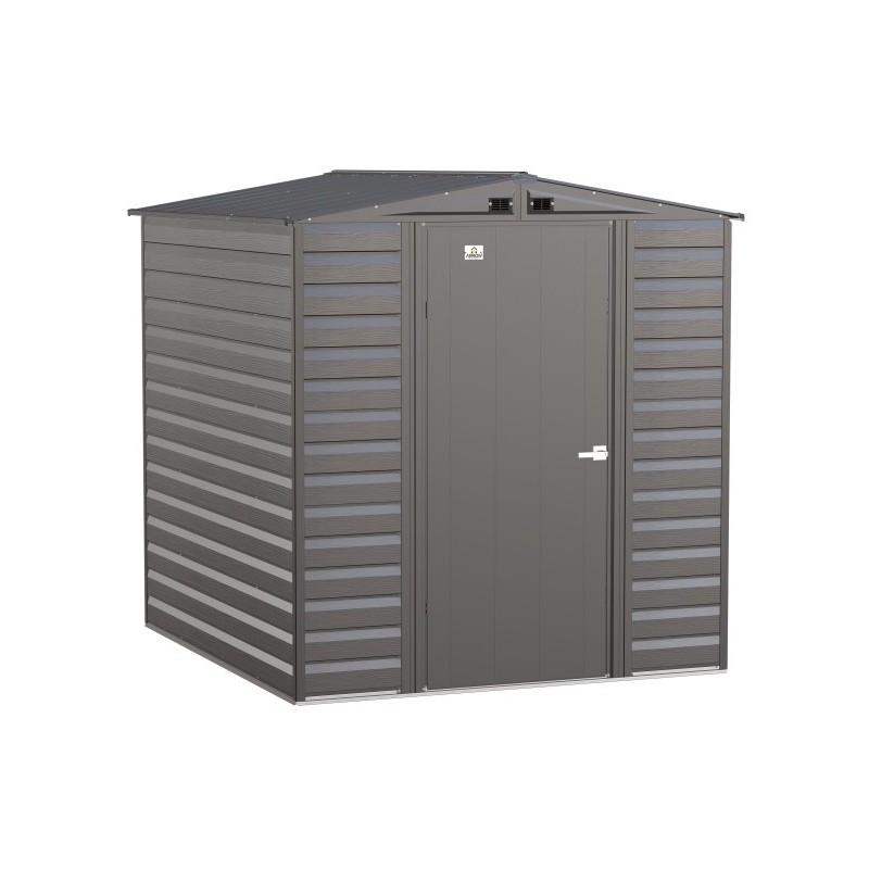 Arrow Select 6x7 Steel Storage Shed Kit - Charcoal (SCG67CC)