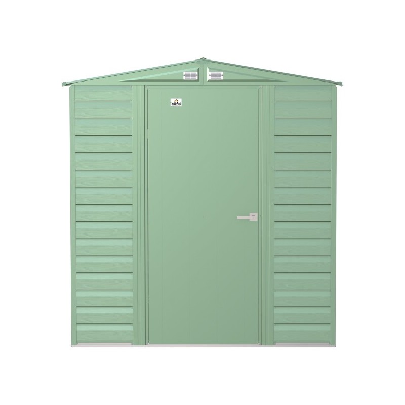Arrow Select 6x7 Steel Storage Shed Kit - Sage Green (SCG67SG) - Image 3