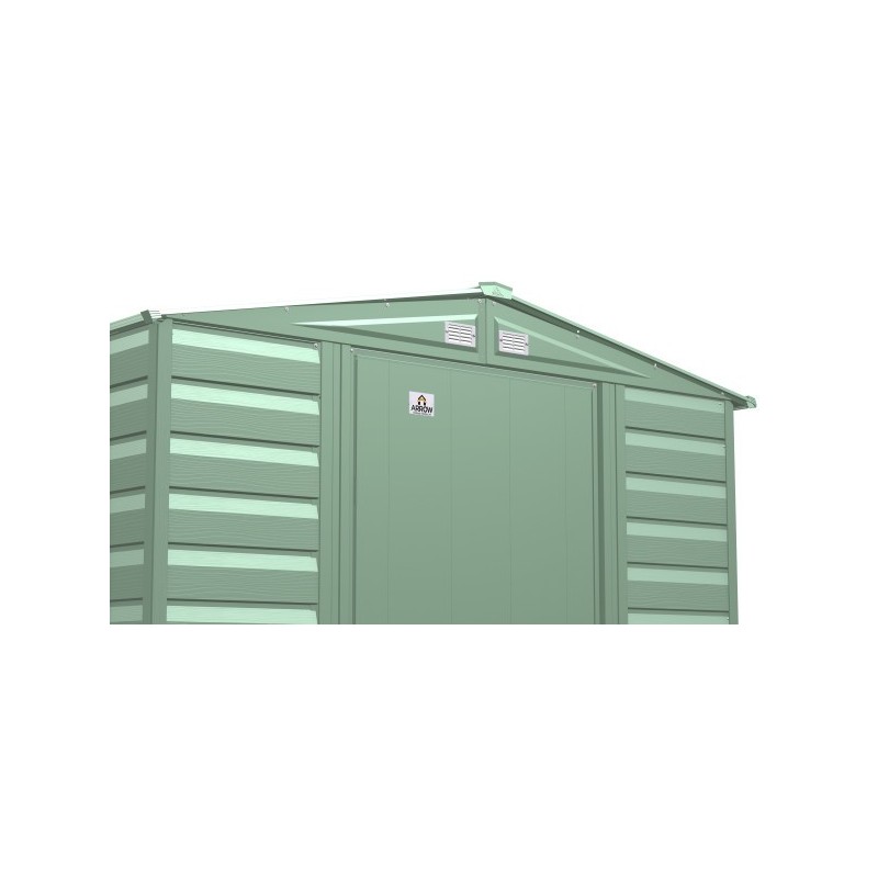 Arrow Select 6x7 Steel Storage Shed Kit - Sage Green (SCG67SG) - Image 5