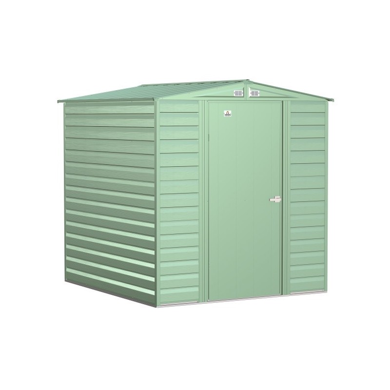 Arrow Select 6x7 Steel Storage Shed Kit - Sage Green (SCG67SG)