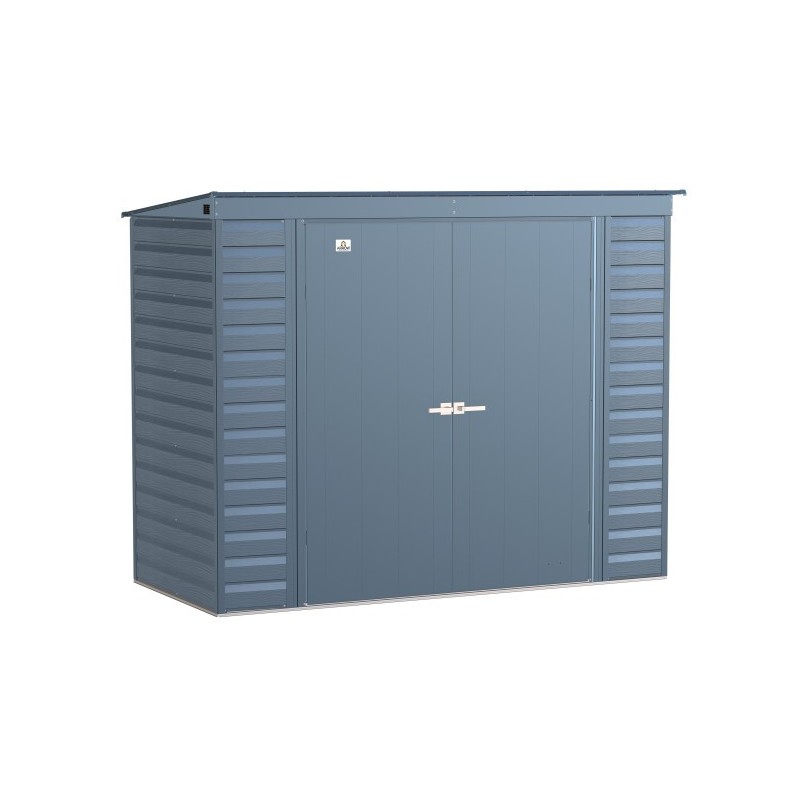 Arrow Select 8x4 Steel Storage Shed Kit - Blue Grey (SCP84BG)