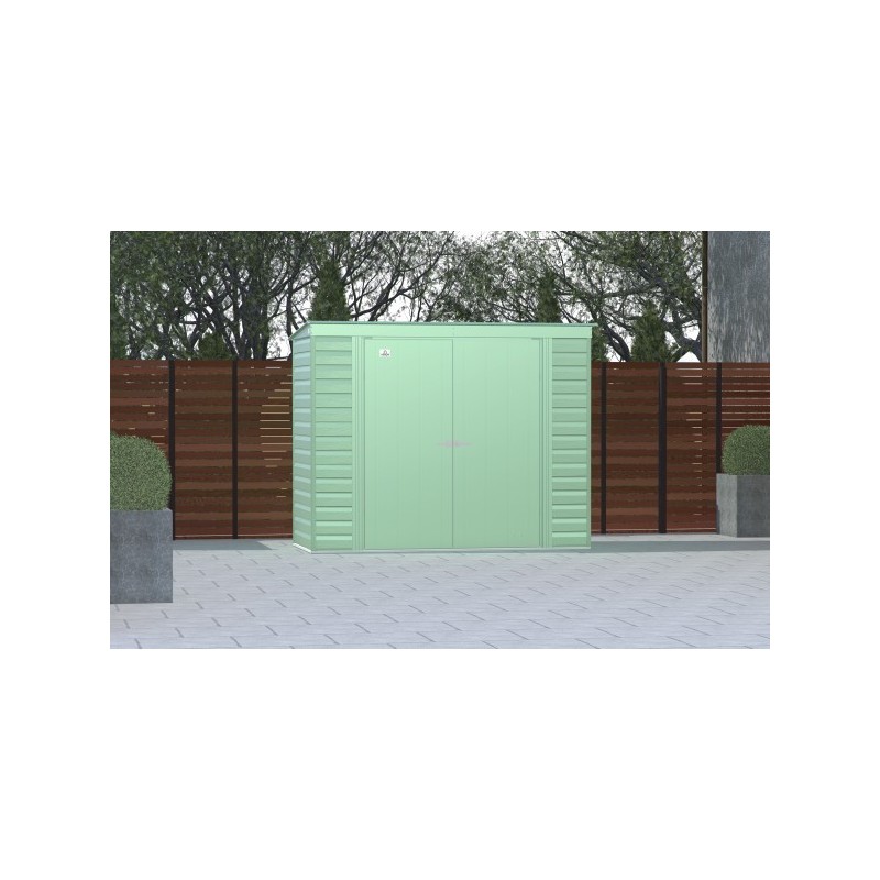 Arrow Select 8x4 Steel Storage Shed Kit - Sage Green (SCP84SG) - Image 4