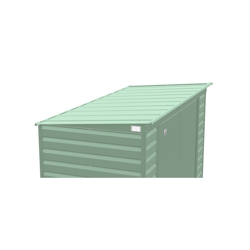 Arrow Select 8x4 Steel Storage Shed Kit - Sage Green (SCP84SG) - Image 5